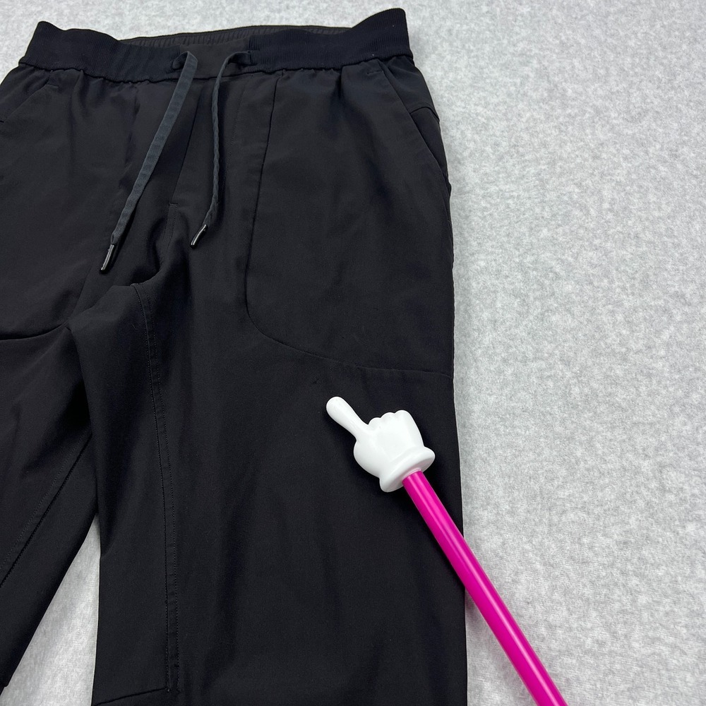 Lululemon ABC Jogger Mens S (27x19) Black Warpstreme Stretch Active Pants M5574S - Picture 2 of 16